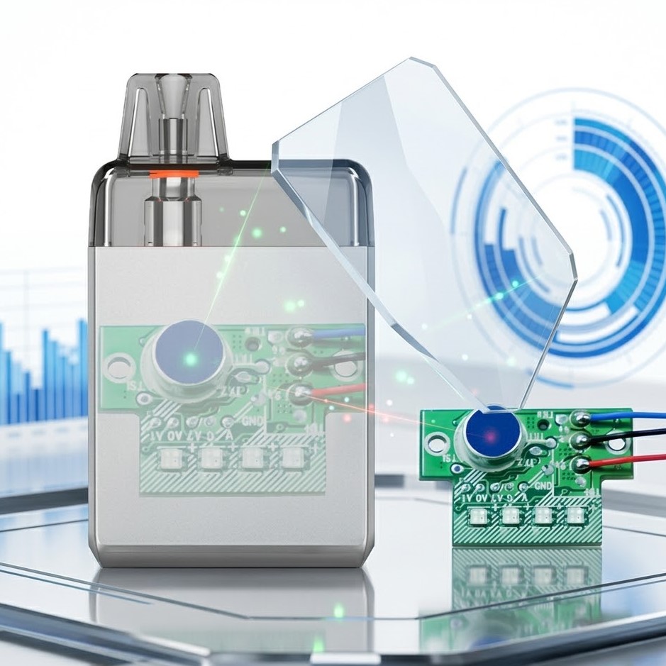 3-wire microphone vape PCB