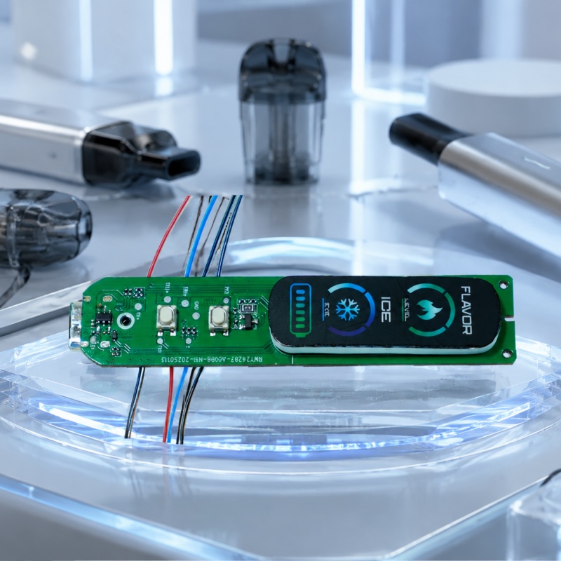 dual channel flavor vape control board front display