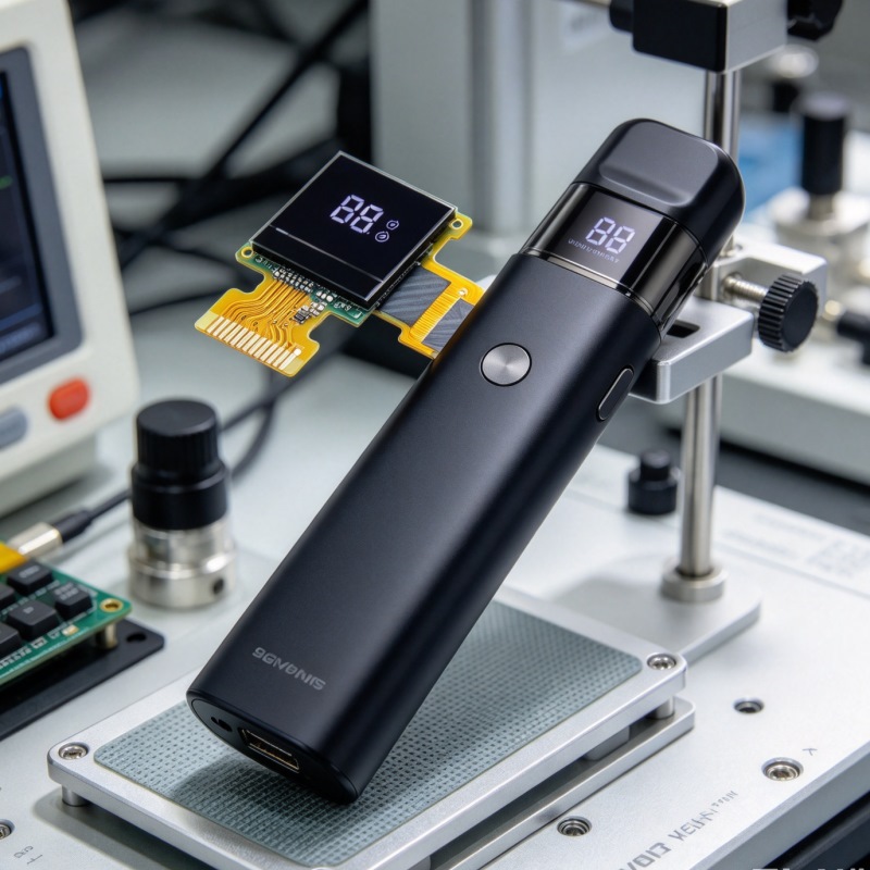 0.49-inch OLED display for e-cigarette cover image